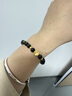 中國(guó)黃金CHINA GOLD愛(ài)心四葉草黑曜石手串女轉(zhuǎn)運(yùn)珠手串七夕情人節(jié)禮物送女友老婆生日 硬金四葉草轉(zhuǎn)運(yùn)珠金曜石手串 曬單實(shí)拍圖