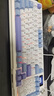 銀雕（YINDIAO）Y95PRO 98配列三模無(wú)線(xiàn)藍牙客制化機械鍵盤(pán)  辦公電競游戲 全鍵熱插拔gasket結構  云霧紫 木葉軸 曬單實(shí)拍圖