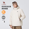 駱駝（CAMEL）情侶棉襖男士加絨保暖防風(fēng)防水休閑夾克冬季厚外套M13CA6V005A 曬單實(shí)拍圖