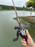 達(dá)億瓦（DAIWA）23新款SALAMANDURA EX AGS火蜥蜴路亞竿泛用遠(yuǎn)投翹嘴黑魚鱸魚釣竿 2.26m /C75MH-2槍柄兩節(jié) 曬單實(shí)拍圖