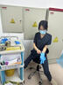梅迪林韓國洗手衣女刷手服短袖夏季護(hù)士工作服醫(yī)美寵物口腔醫(yī)院美容師男 女款 高級灰短袖套裝 M （女102斤內(nèi)，男130斤內(nèi)） 曬單實拍圖