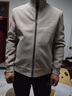 皮爾卡丹（pierre cardin）春季新款男士立領(lǐng)夾克高端帥氣修身短款毛呢外套潮流休閑上衣針織 2307-咖啡色 XL 120-135斤 曬單實(shí)拍圖