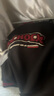 A CHOCK【Achock官方店】美式復古撞色棒球服外套毛巾繡新款飛行員夾克潮 黑色 L 曬單實拍圖