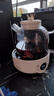 養生壺辦全自動(dòng)玻璃煮茶器多功能電燉鍋家用燒水壺花茶壺110V跨境 智能玻璃壺 1.5L 110V美規-雙插頭【現貨】 曬單實(shí)拍圖