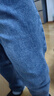 夏洛歐直筒牛仔褲男士夏季薄款寬松休閑長(zhǎng)褲2025春秋新款美式高端褲子男 9331藍(lán)灰 32 曬單實(shí)拍圖