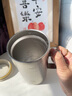 沃德百惠（WORTHBUY）冰霸杯冰塊保冷杯不銹鋼水杯大容量保溫咖啡杯拿鐵杯直飲直身杯杯 【達(dá)達(dá)獅】600ml（黃色蓋子） 不銹鋼 曬單實(shí)拍圖