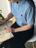 北羅高端冰絲Polo衫定制印logo4S店工作服夏季蔚來(lái)銷(xiāo)售文化衫短袖t恤 【A-純色冰感桑蠶絲】灰色 2XL 【免費(fèi)看樣】 曬單實(shí)拍圖