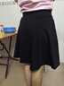 矜持范2025春秋夏季新款半身裙短裙女跳舞裙蓬蓬裙高腰傘裙a字裙子韓版 842 黑色 裙長38厘米【春秋款】 L 碼建議95-115斤 曬單實拍圖