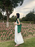 棉致春季連衣裙女裝穿搭一整套2025新款初戀清純奶甜套裝白色氣質裙子 紫色針織開衫+無袖連衣裙 套裝 S 【建議90斤下穿】 曬單實拍圖