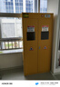 爾乾氣瓶柜安全柜實(shí)驗室全鋼防爆氣瓶柜雙瓶煤氣罐氧氣乙炔鋼瓶?jì)Υ婀?白色雙瓶二代報警 曬單實(shí)拍圖
