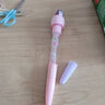 多功能泡泡筆神奇的魔法筆寫(xiě)字發(fā)光筆可以吹泡泡筆卡通滾輪印章筆圓珠筆 2支裝【紫色+粉色】 曬單實(shí)拍圖