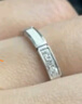 DR對(duì)戒情侶K金鉆戒結(jié)婚訂婚求婚鉆石戒指禮物YOU&ME情見 女戒 曬單實(shí)拍圖