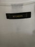 VETEMENTS25新款重磅榻榻米繡花純棉100%t短袖t恤男女士高檔輕奢 65352005 乳白 S 曬單實(shí)拍圖