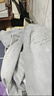 牧植高端歐貨牛仔褲男2025春秋修身時(shí)尚百搭休閑長(cháng)褲男士潮流小腳褲子 灰色 長(cháng)褲 V02 28 曬單實(shí)拍圖