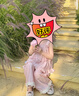班喜迪女童套裝夏裝2025新款洋氣時(shí)髦兒童吊帶上衣薄款褲子寶寶童裝夏季 紫色 80 曬單實(shí)拍圖