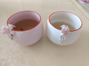 一品仟堂功夫茶具捏花主人杯女士品茗杯粉色單杯陶瓷個人專用杯子 捏花情侶對杯 曬單實拍圖