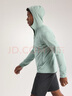 ARC'TERYX始祖鳥 KYANITE LIGHTWEIGHT HOODY 舒適 男子 抓絨衫 STONE GREEN/原石綠 L 曬單實拍圖