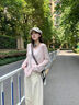多想余純欲長(zhǎng)袖t恤女防曬罩衫可外穿打底衫女士洋氣內(nèi)搭上衣春夏高級(jí)感 櫻花粉純欲慵懶罩衫 XL 建議100-130斤 曬單實(shí)拍圖
