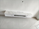 宮鼎懸空實木電視柜茶幾組合簡約小戶型客廳懸掛電視機吊柜壁掛式墻柜 長60*寬23*總高24cm 【升級加厚板材】時尚白（下單即送燈帶） 曬單實拍圖