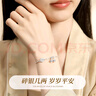 圣雅羅蓮花碎銀幾兩手鏈女學(xué)生鈴鐺手串時(shí)尚手環(huán)七夕情人節(jié)禮物送女友 好運(yùn)蓮蓮手鏈 曬單實(shí)拍圖