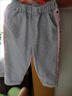 迪士尼（Disney）女童休閑褲夏季純棉中褲8歲兒童七分褲6歲學(xué)生寬松運動(dòng)褲馬褲 灰色【桃心款七分褲】 160 建議身高145-155厘米 曬單實(shí)拍圖