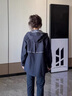 Rapido【新品】靂霹道2025年春夏女士商務(wù)三防中長(zhǎng)風(fēng)衣夾克CP5139U01 藏青色 M 160/84A 曬單實(shí)拍圖