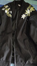 POUM美式復(fù)古花卉印花飛行員夾克外套潮牌設(shè)計(jì)感棒球服小眾痞帥情侶上 TM-W755黑色 2XL 曬單實(shí)拍圖