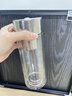 btif純鈦磁彈玻璃杯男女士輕奢便攜泡茶水杯可車載直飲杯辦公商務(wù)茶杯 磁彈茶倉可車載茶杯-銀色330ml 曬單實(shí)拍圖