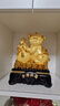 吉善堂金豬擺件十二生肖豬吉祥物工藝品家居客廳裝飾品喬遷開(kāi)業(yè)禮品禮物 10寸金豬納福 曬單實(shí)拍圖