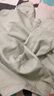 POUM古著vintage水洗外套男春秋季美式立領(lǐng)休閑上衣服哈靈頓工裝夾克 JSFS-JK7710米白 L 曬單實(shí)拍圖