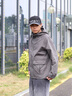 CAT卡特25春夏新品男士可調(diào)節(jié)經(jīng)典美式工裝立體風(fēng)連帽夾克 灰色 L 曬單實(shí)拍圖