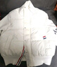 妍莉芬（yanlifen）白色休閑羽絨棉服女2025年冬季新款短款羽棉襖絨服女立領(lǐng)棉衣外套 白色 M 曬單實(shí)拍圖