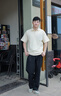 卡賓（CABBEEN）【280G大珠地】Polo衫男戶外貼袋透氣短袖Polo衫男裝 杏色15 2XL /185/54 曬單實(shí)拍圖