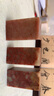 莊子然 浙江紅石練習章金石篆刻印石章料印章石 2.5*2.5*5cm(五個(gè)裝) 曬單實(shí)拍圖