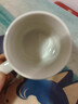 CCKO馬克杯咖啡杯大容量家用陶瓷杯水杯早餐杯牛奶杯創(chuàng)意辦公室泡茶杯 340ml陶瓷咖啡杯（啞光白） 曬單實(shí)拍圖