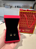 中國黃金（CHINA GOLD）黃金耳飾足金小蠻腰耳環(huán)輕奢高級感耳圈七夕情人節(jié)生日禮物送老婆 足金小蠻腰耳環(huán)-約0.55g【贈品牌禮盒】 曬單實拍圖