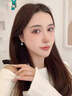 丹彼貝殼珍珠耳環(huán)女2025年新款潮精致百搭耳墜小眾設(shè)計(jì)感氣質(zhì) 貝殼珍珠耳環(huán) 曬單實(shí)拍圖