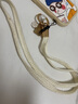 珍格（zhenge） 手機掛繩掛脖掛件女款手工編織長款寬鏈不勒脖蘋果華為小米殼帶子掛飾鑰匙扣工牌繩j 長款【白色】小香5號掛繩 曬單實拍圖