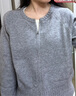 森馬（Semir）長袖T恤女吸濕發(fā)熱抗菌緊身內(nèi)搭2024圓領(lǐng)抓絨套頭衫109724101007 曬單實(shí)拍圖