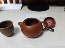 月壺茗清宜興紫砂壺小容量名家純手工泡茶壺家用茶壺茶具原礦朱泥西施壺 單壺 220ml 曬單實(shí)拍圖