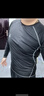匹克健身服裝備套裝男速干衣排汗透氣高彈羽毛球訓練三件套黑色 曬單實(shí)拍圖