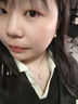 黛米 含笑 圓形淡水珍珠耳釘S925銀王妃款耳飾耳環(huán)女附證書(shū)送女友禮物 9-10mm白色/S925銀/ES666 曬單實(shí)拍圖