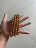 吉財運金包銀黃金項鏈男款999包金圓珠光珠佛珠鏈子空心實心金店同款真 10mm圓珠項鏈約85克包金約4.3克 曬單實拍圖
