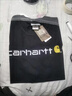 Carhartt卡哈特25ss美式潮牌工裝卡哈經(jīng)典裂字母特寬松短袖T恤男女半袖tee 重磅黑色 M 曬單實(shí)拍圖