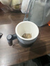 鳳陶凰（FENG TAO  HUANG）陶瓷家用泡茶杯帶蓋過(guò)濾茶水分離辦公杯水杯大容量馬克杯定制禮盒 粗陶山澗辦公杯(黑白漸變) 200mL(含)-400mL(含) 曬單實(shí)拍圖