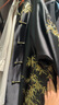 陌遇2025秋中國(guó)風(fēng)改良刺繡禪意茶服上衣新中式復(fù)古唐裝外套品牌女裝 黑色 M 曬單實(shí)拍圖