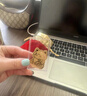 Giely黃金招財貓手機貼片足金999金片金鈔投資生日情人節禮物送女朋友 招財貓【足金+證書(shū)】 曬單實(shí)拍圖