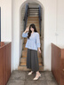 卓詩尼包頭涼鞋女2025年夏季尖頭仙女風(fēng)一字帶兩穿涼拖鞋細(xì)跟高跟鞋女 米白色 37 曬單實(shí)拍圖