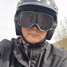LS2復(fù)古頭盔摩托車騎行頭盔四分之三盔男巡航美式四季盔of599 啞黑/骷髏騎士【送復(fù)古四件套】 4XL(建議63-64頭圍） 曬單實(shí)拍圖