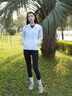 DESCENTE迪桑特WOMEN’S TRAINING系列女士梭織上衣夏季新品 WT-Bright White Tpg S (160/80A) 曬單實拍圖